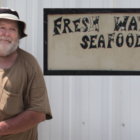 The "King of Catfish" at his Fresh Water Seafood operation in Loreauville. (Photo credit: George Graham)