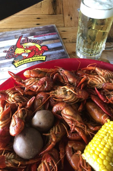 Cajun Claws menu