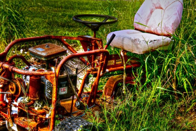 No Mow - Rusted Lawn Mower