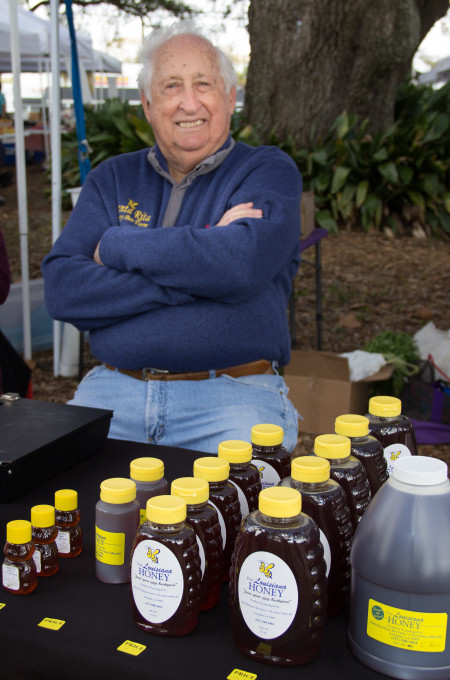 Sno Vincent is always eager to let you sample his line of raw Louisiana honey products For Cajun recipes and Cajun cooking. 