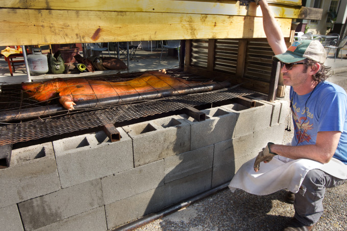 Toby Rodriquez and Roast Pig--For Cajun recipes and Cajun cooking.