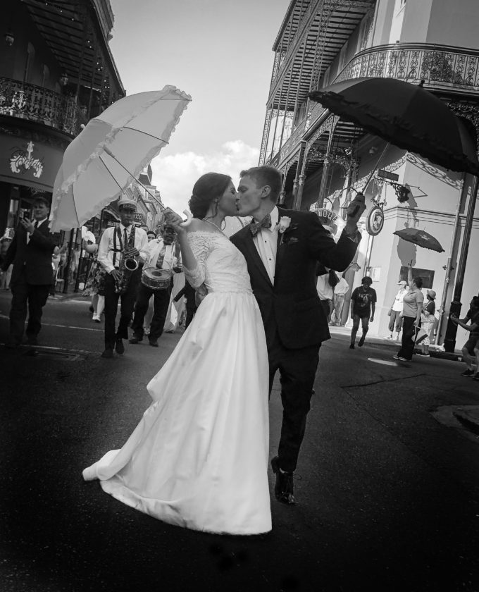 Wedding Second Line B&W