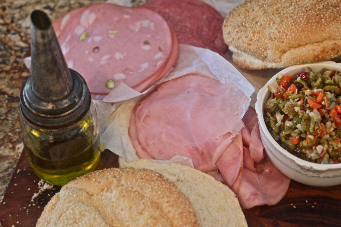 The Perfect Muffuletta ingredients keep with Sicilian tradition.