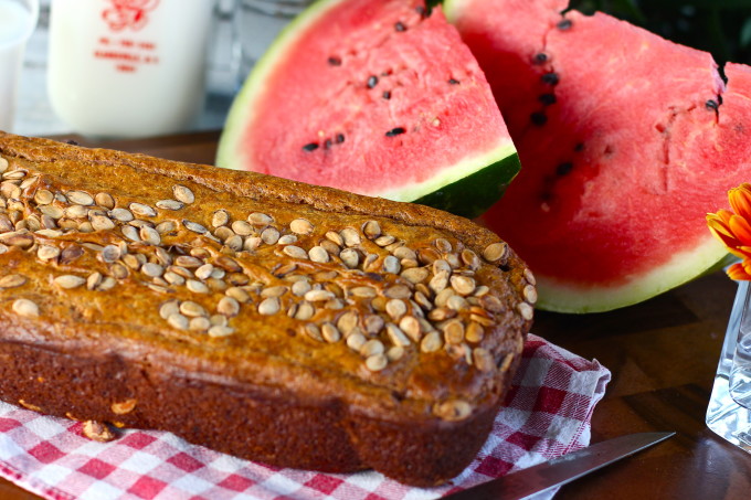 Watermelon bread--one of my favorite Cajun recipes.