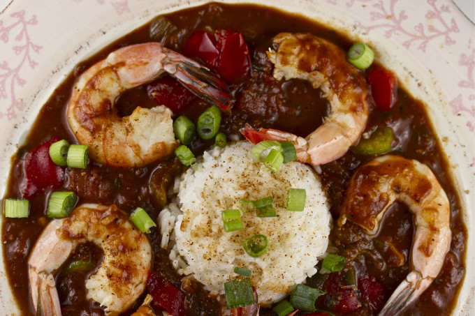 Louisiana Shrimp Creole is a popular Cajun recipe.