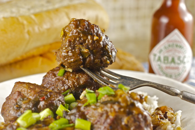 Meatball Fricassée is a Cajun recipe that is popular throughout Acadiana