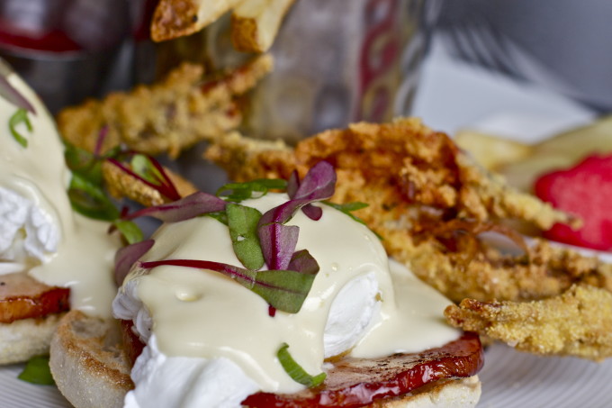 Softshell Crabs Benedict: one of the most popular Cajun recipes from the coastal region of Louisiana.
