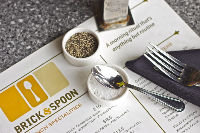 Brick and Spoon menu