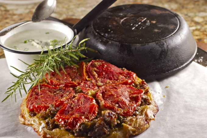 Tomato and Sausage Pie Louisiana cooking at its best: Creole Tomato and Sausage Pie