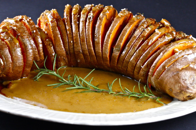 Closeup Squeezebox Sweet Potatoes