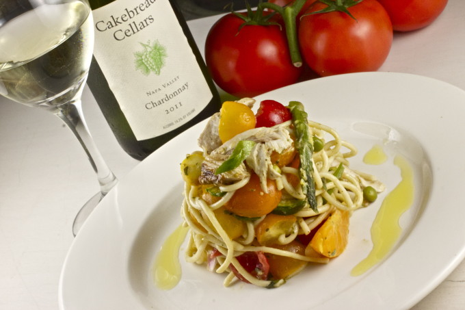 Grilled Chicken Pasta Salad in a Cajun recipe.