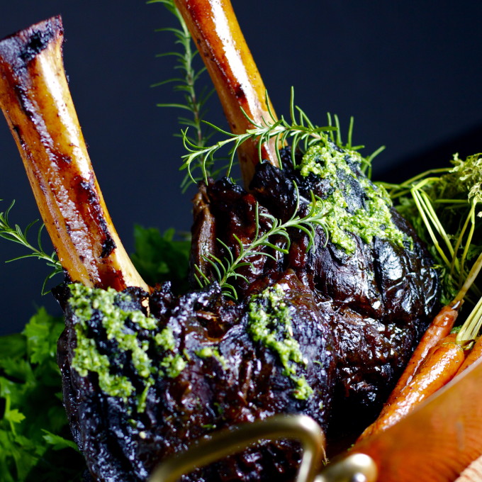 Braised Beef Shanks is a Cajun recipe.