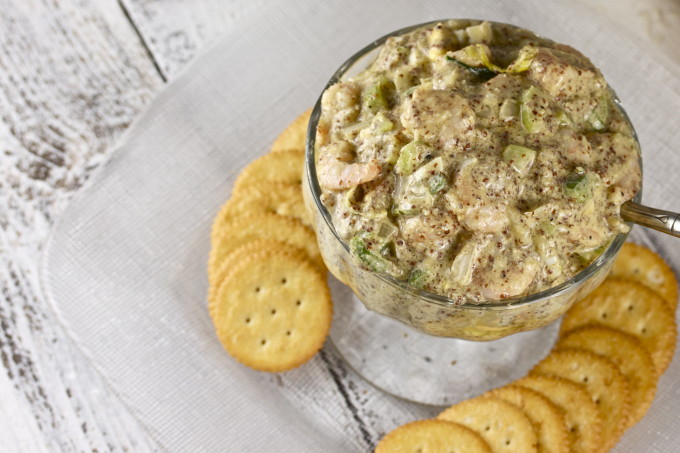 Spicy Creole Shrimp Dip–the perfect party dip.