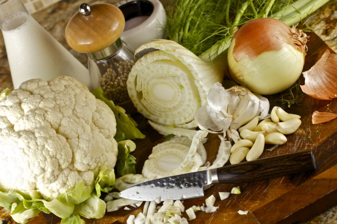 Cream of Cauliflower Soup ingredients