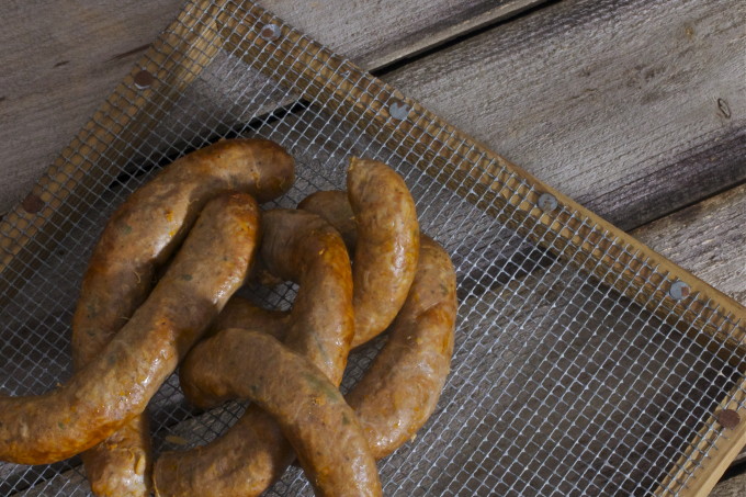 Cajun boudin links are a Cajun recipe seen throughout Acadiana.