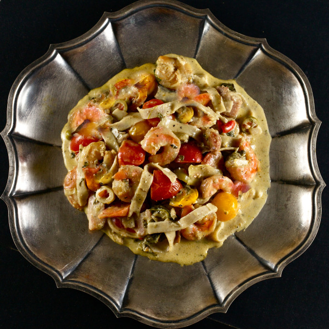 Shrimp and Artichoke Fettuccine is a Cajun recipe favorite.