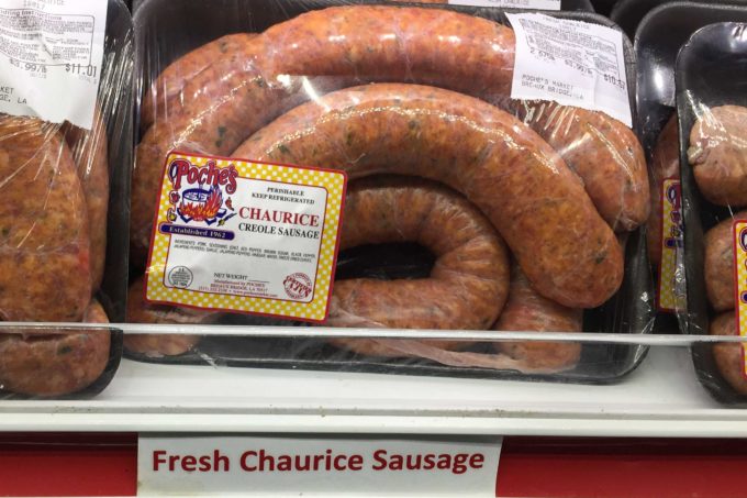 Poche's near Breaux Bridge always has freshly made chaurice available.