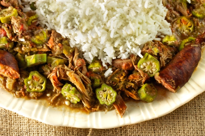 Okra and Rice combine in this Cajun recipe.