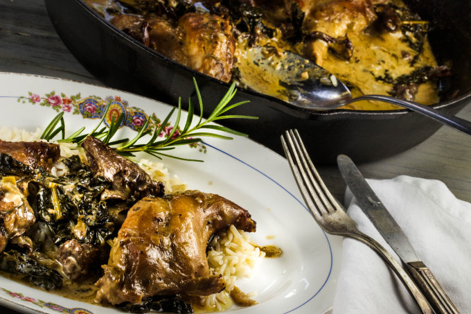 Mustard-Braised Rabbit in a Cajun recipe. Mustard-Braised Rabbit is a classic Cajun recipe, too.