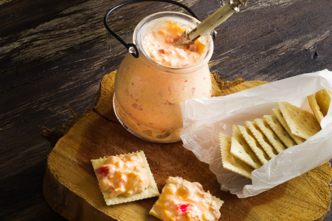 Red Pepper Pimento Cheese is a Cajun recipe at Acadiana Table