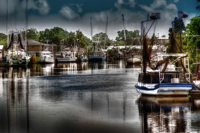 Dulac Shrimp Boats