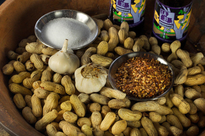 Beer-Boiled Cajun Peanuts ingredients Beer-Boiled Cajun Peanuts ingredients