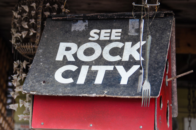 See Rock City sign See Rock City sign