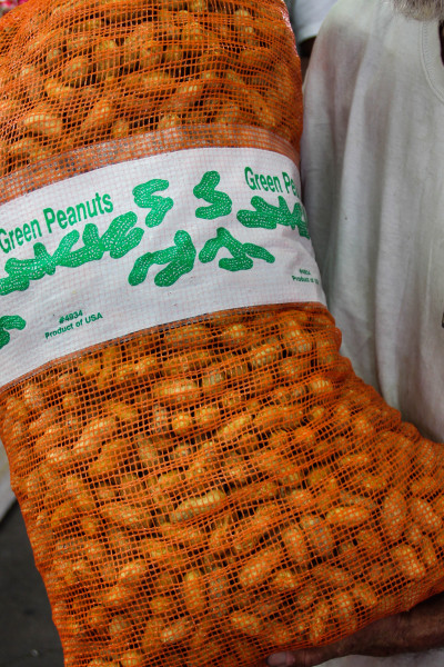 Green Peanuts Bag Green Peanuts Bag