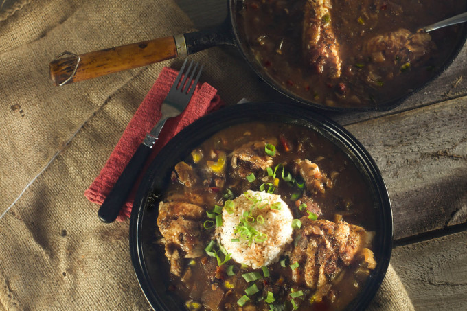 Catfish Courtbouillion is a classic Cajun recipe.