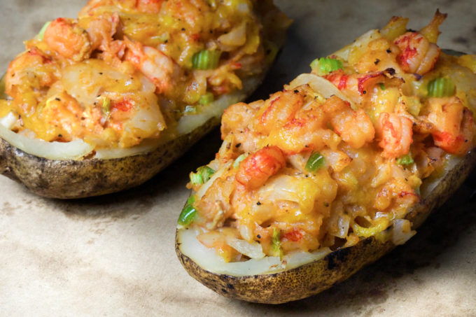  Crawfish stuffed and twice baked, this Cajun recipe for Crawfish Baked Potato will change the way you look at baked potatoes. (All photos credit: George Graham) 