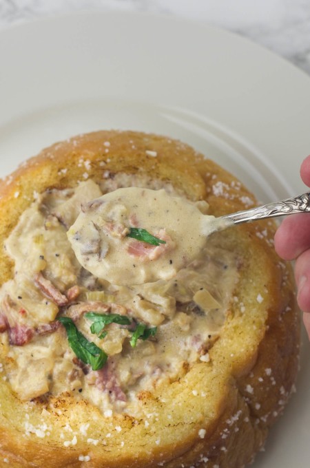 Potato Soup Bread Bowl Spoon
