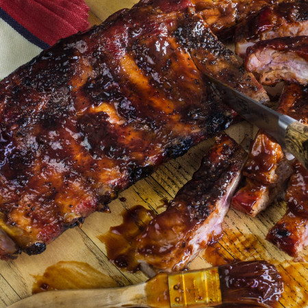 Sugarcane-Glazed Spareribs