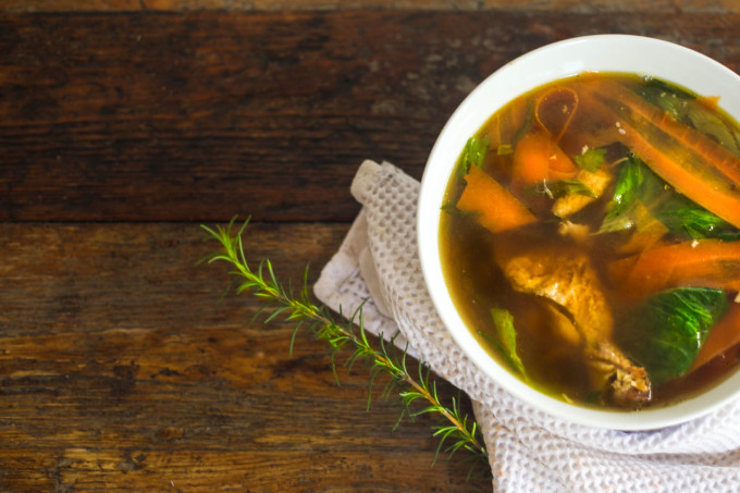 Soulful Chicken Soup is one of the classic Cajun recipes and highlights Cajun cooking traditions. A rich dark stock is the key to this Cajun recipe for Acadiana Chicken Soup. (All photos credit: George Graham)