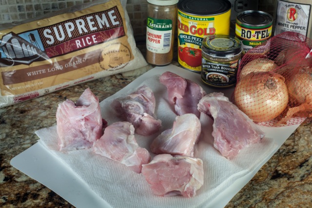 Catfish Head Stew ingredients