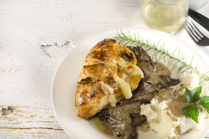 Stuffed Chicken with Mushroom Madeira is a delicious Cajun recipe.