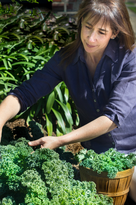 Kale for Kale, Black-eyes and Pork Jowl Soup Picking kale for my Kale, Black-eyes and Pork Jowl Soup