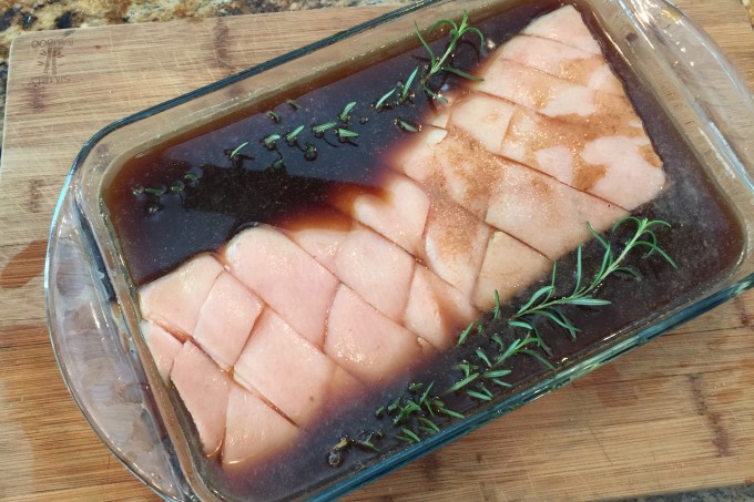 Pork Belly Tacos marinade An overnight bath in a root beer marinade is the key to injecting flavor in this Pork Belly Tacos recipe.