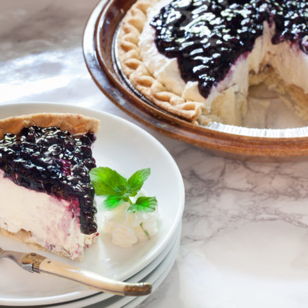 Blueberry Cream Pie