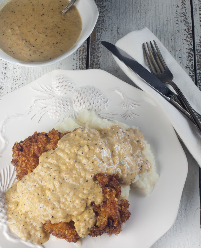 Cajun comfort food in a rich Cajun-Fried Steak recipe.