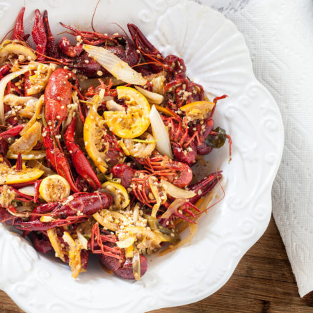 Two-Step Boiled Louisiana Crawfish