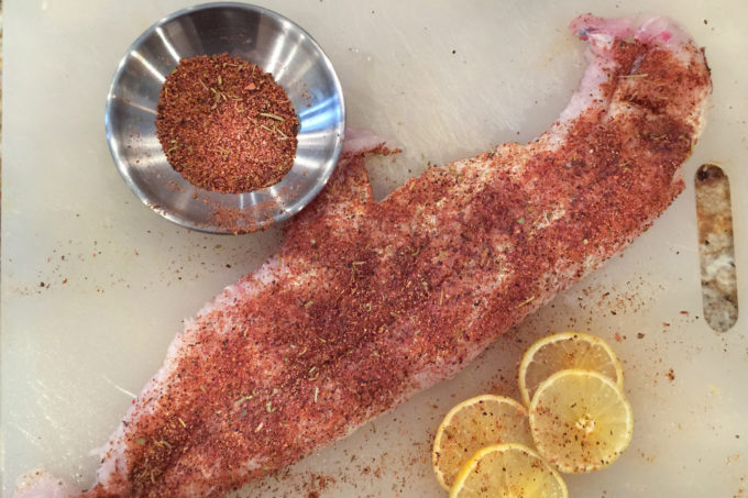 Blackened Catfish spice Coat with the spice rub in this spicy Blackened Catfish recipe.