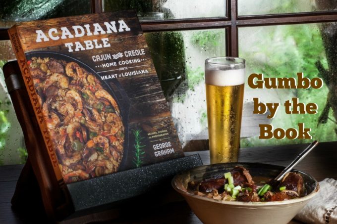 Cookbook with Gumbo in Window 4lores