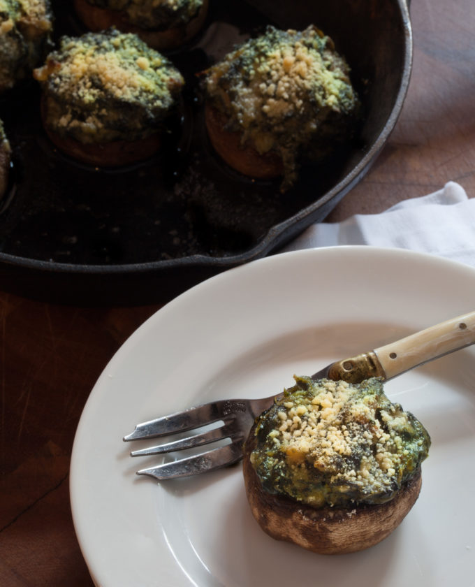 Oyster-Stuffed Mushrooms bite A spicy bite of Cajun flavor in an easy Oyster-Stuffed Mushrooms recipe.
