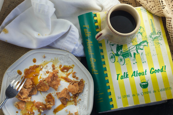 Pigs Ear Pastry is a Cajun recipe classic in traditional Cajun cooking.