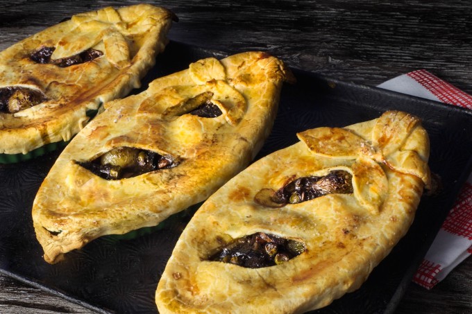 Beef and Mushroom Pot Pie takes a Cajun recipe direction.