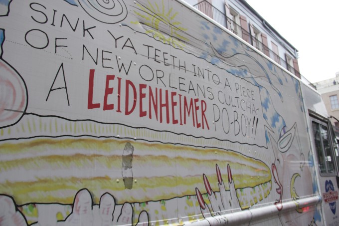 Leidenheimer truck Leidenheimer truck delivering bread for the perfect roast beef po'boy.