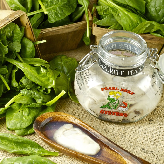 Freah Gulf oysters are key to this Oyster Pastalaya. Farm fresh spinach and salty Gulf oysters are the essentials to my Oyster Pastalaya. Seek out quality ingredients for this Cajun recipe.