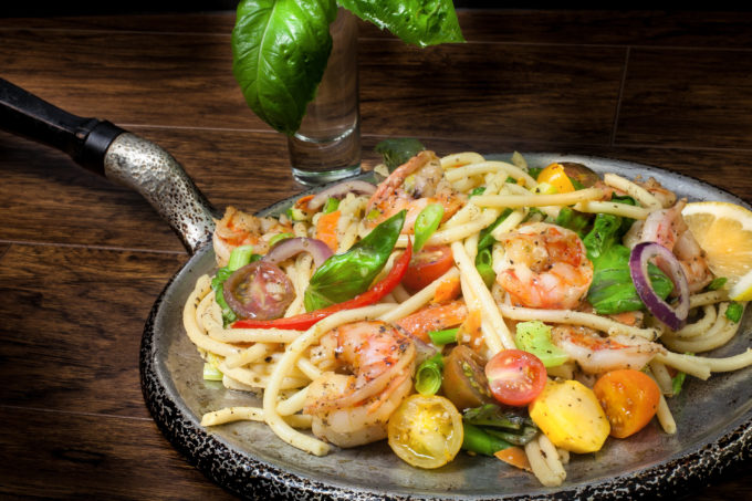 Gulf Shrimp Pasta Primavera Gulf Shrimp Pasta Primavera: Cajun recipe and Cajun cooking with pasta.