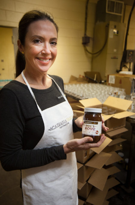 With her name on the product, Rox gives her stamp of approval to every jar.