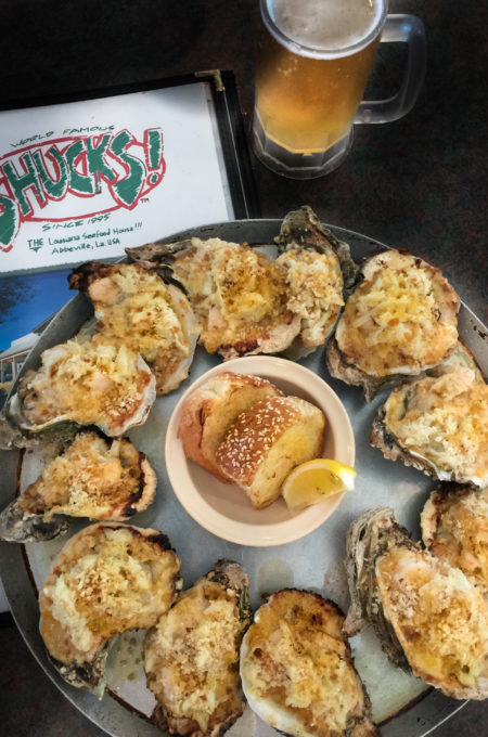 A Cajun recipe for Oysters Supreme -- a classic of Cajun cooking. The Oysters Supreme at Shucks in Abbeville are heaven on a half shell. Try this Cajun recipe.